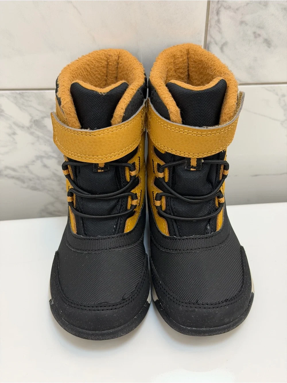 Merrell Kids' Black & Mustard Winter Boots size 7M